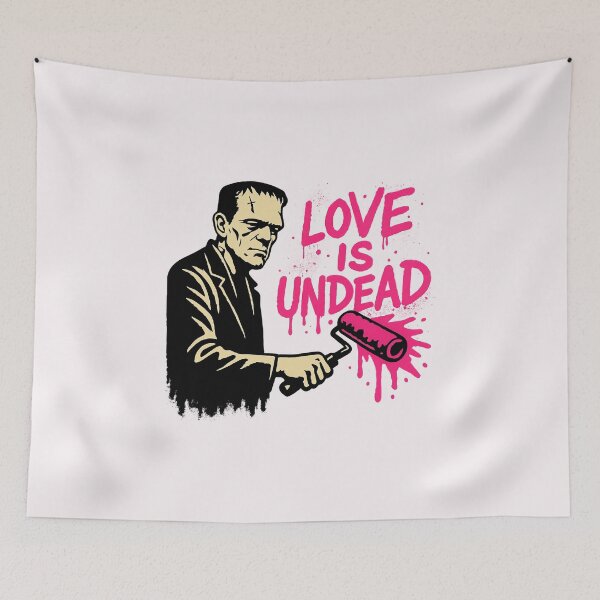 Item preview, Love Is Undead – Frankenstein Street Art designed and sold by Bratak.