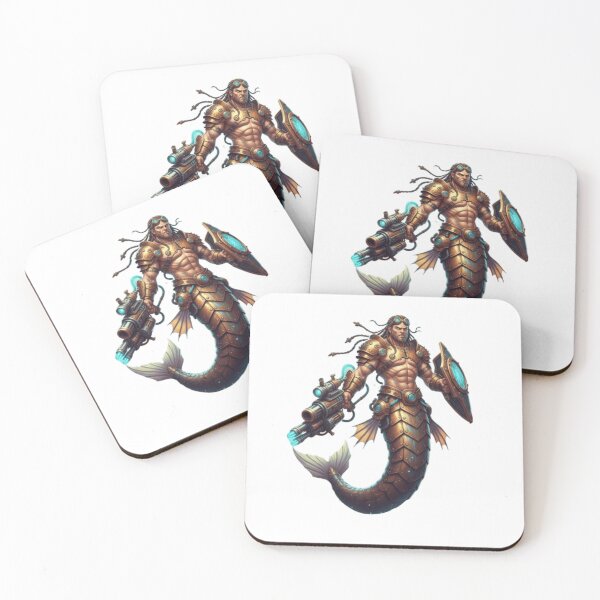 Item preview, Cyber-Merman designed and sold by Royalcatch.