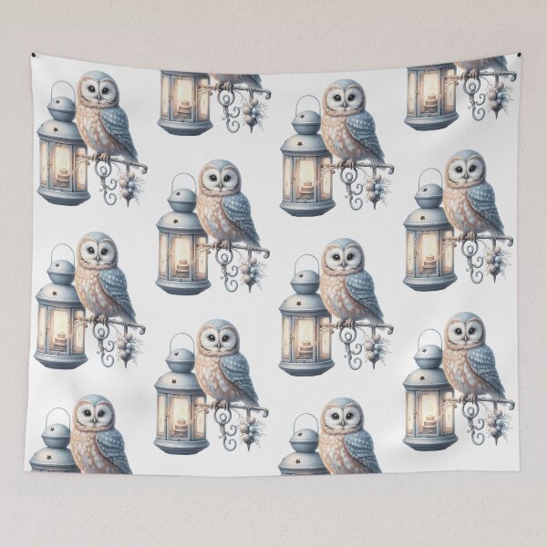 Item preview, Beautiful Christmas Owl designed and sold by LoneAngel.