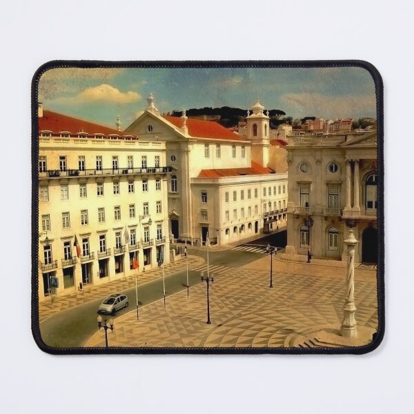 Item preview, Lisbon....Town Hall square. Câmara Municipal de Lisboa designed and sold by Tereza Pilar Art.