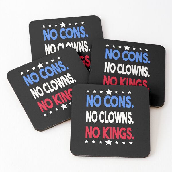 Item preview, No Cons No Clowns No Kings Men and Women designed and sold by ZANNIX.