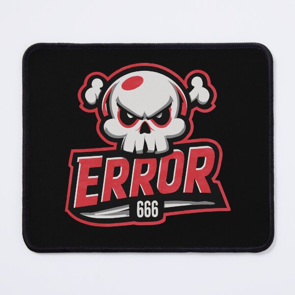 Item preview, ERROR 666 – Glitch Skull Design designed and sold by drizzd.