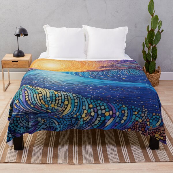 Item preview, Aboriginal Inspired Dot Art - Midday Sunlight designed and sold by GrinGalore.