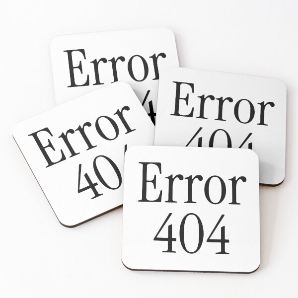 Item preview, Error 404 – Minimalist Typographic Design designed and sold by LeGrizou.