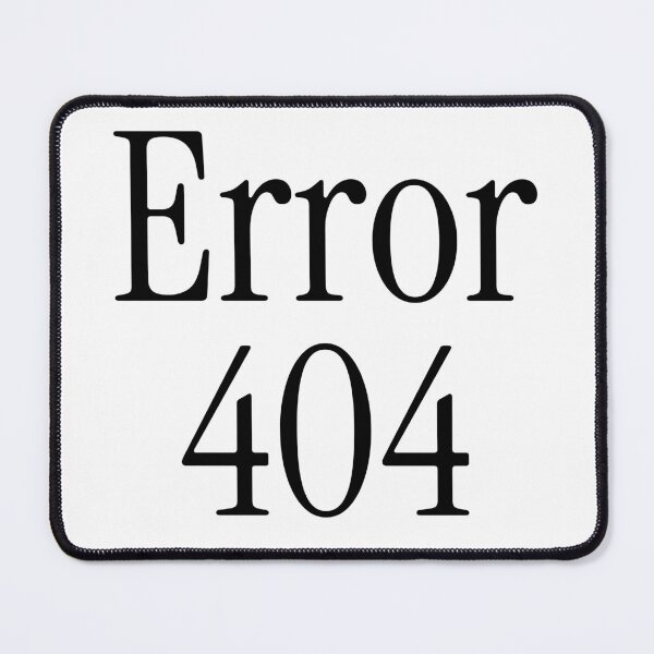 Item preview, Error 404 – Minimalist Typographic Design designed and sold by LeGrizou.