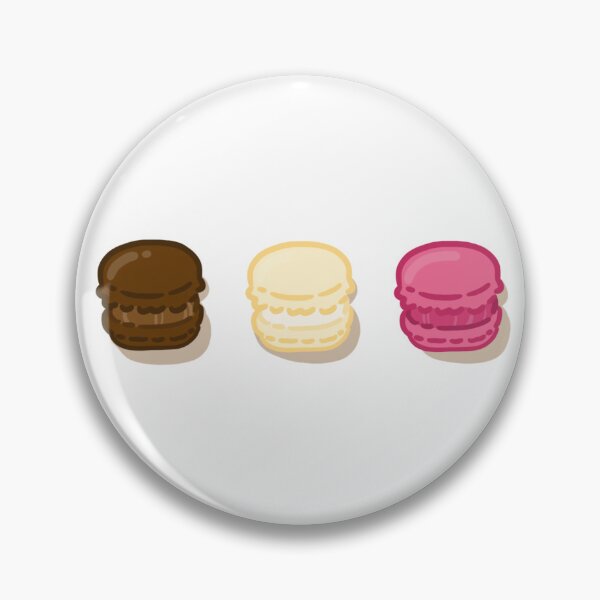 Item preview, Chocolate, Vanilla, Raspberry Macarons designed and sold by JenkDesigns.