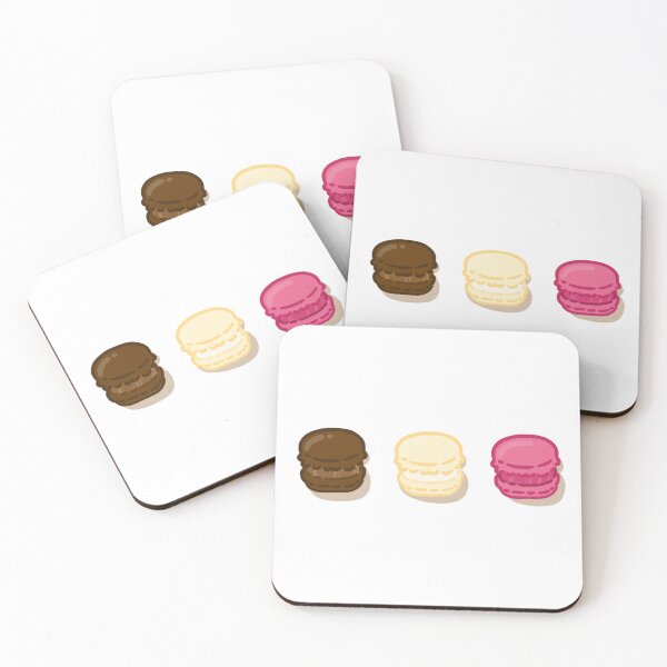 Item preview, Chocolate, Vanilla, Raspberry Macarons designed and sold by JenkDesigns.