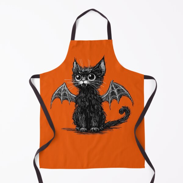 Item preview, Spooky Little Bat Cat designed and sold by KilkennyCat Art.