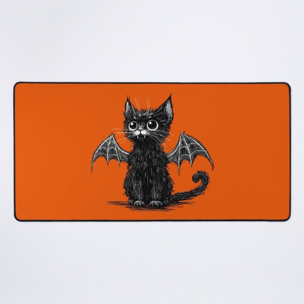 Item preview, Spooky Little Bat Cat designed and sold by KilkennyCat Art.