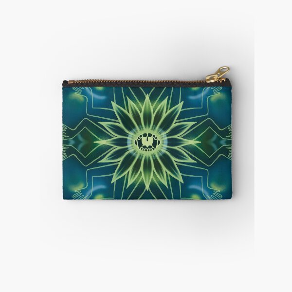 Item preview, Green and blue body part fractal design  designed and sold by n1ckeatsyarn.