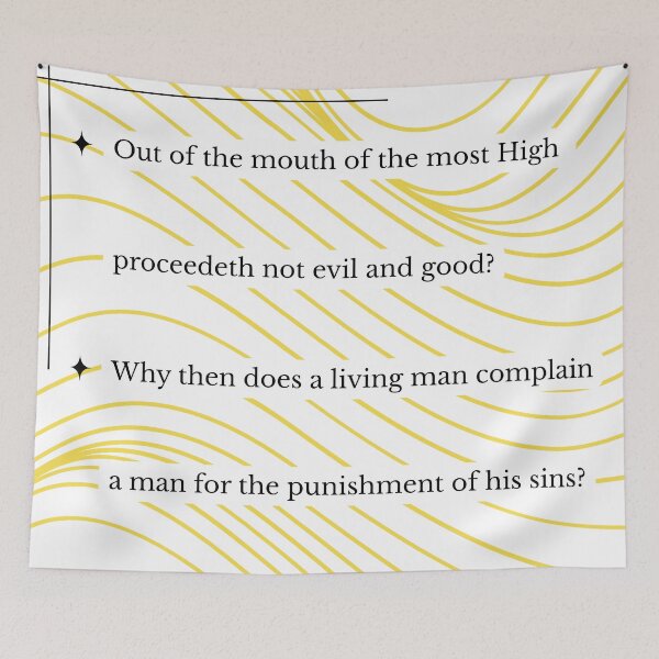 Item preview, Lamentations 3:38-39 designed and sold by Undonemadenew.