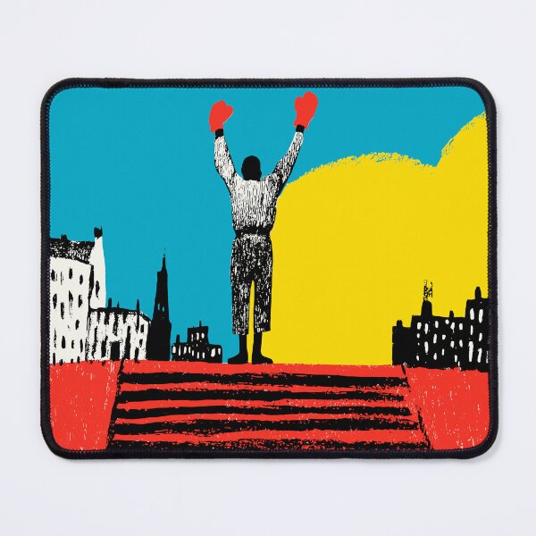 Item preview, Cult Cinema Inspired Illustration | Victory on the Steps | Motivational Art | Timeless Design designed and sold by Loffartdesign.