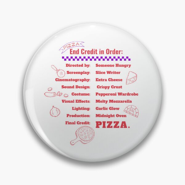 Artikelvorschau, End Credit Pizza Shirt Lustiges Filmdesign entworfen und verkauft von heyyoyeah63.