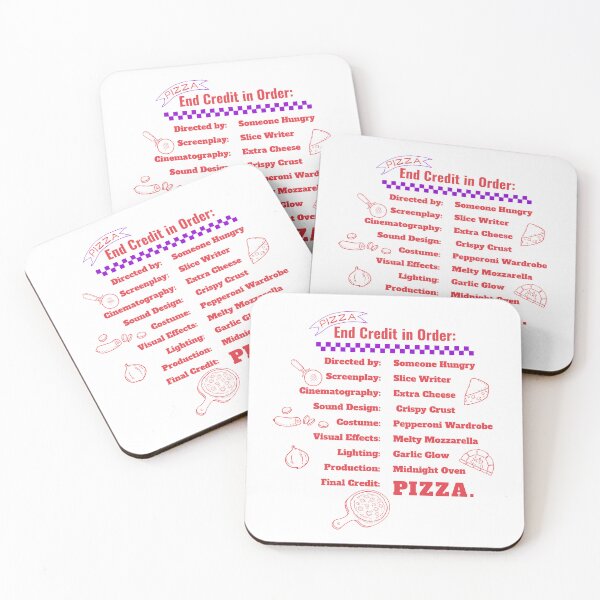 Item preview, End Credit Pizza Shirt Funny Movie Design designed and sold by heyyoyeah63.