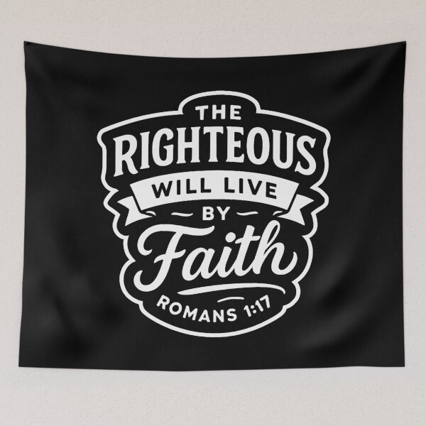 Item preview, Romans 1:17 The Righteous Will Live By Faith designed and sold by plushism.