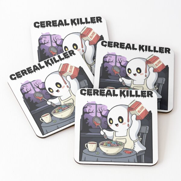 Item preview, Cereal Killer Ghost - Spooky Funny Halloween Art designed and sold by ReoMrCool.