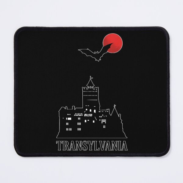 Item preview, Minimalist Transylvania - Dracula's Castle, Bat & Blood Moon designed and sold by Digital Dreams Arts.