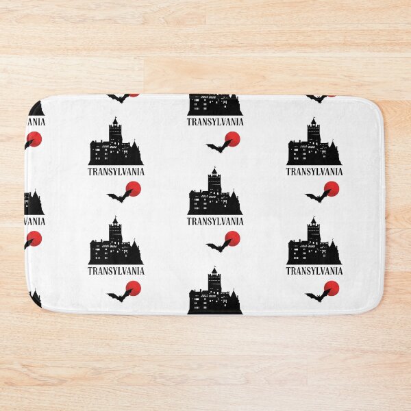 Item preview, Minimalist Transylvania - Dracula's Castle, Bat & Blood Moon designed and sold by Digital Dreams Arts.