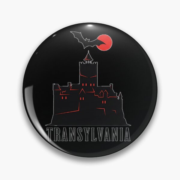 Item preview, Simple Transylvania Design with Bat and Red Moon designed and sold by Digital Dreams Arts.