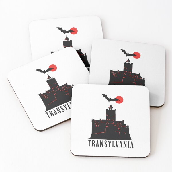 Item preview, Simple Transylvania Design with Bat and Red Moon designed and sold by Digital Dreams Arts.