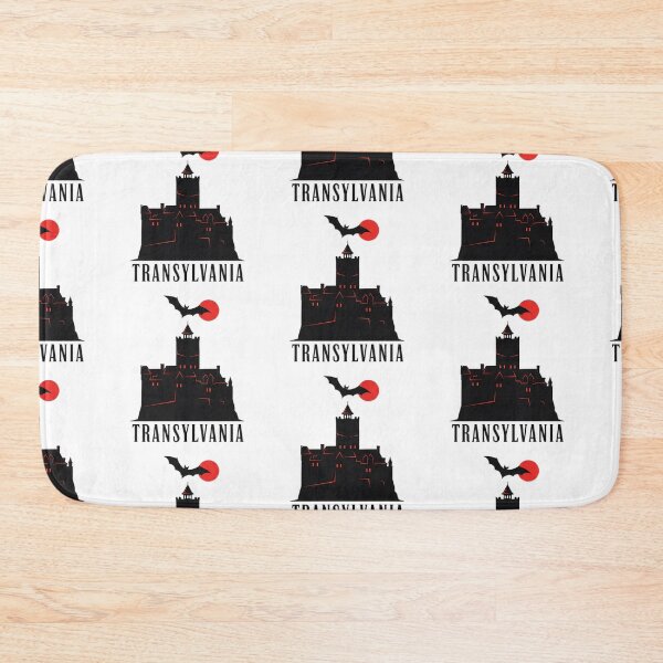 Item preview, Simple Transylvania Design with Bat and Red Moon designed and sold by Digital Dreams Arts.