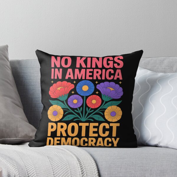 Item preview, No King in American Retro Boho Floral 70s Democracy Women designed and sold by BLZART.