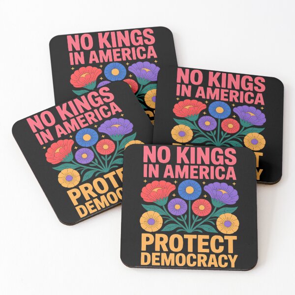 Item preview, No King in American Retro Boho Floral 70s Democracy Women designed and sold by BLZART.