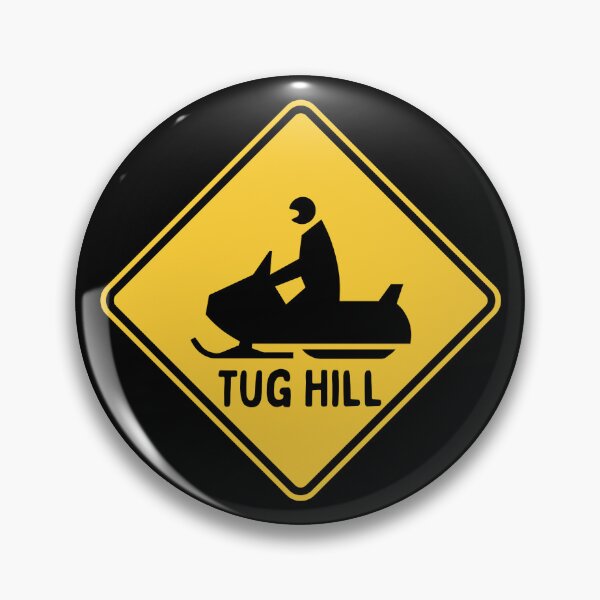Item preview, Snowmobile Crossing Sign for Tug Hill, NY  designed and sold by YonderAndBeyond.