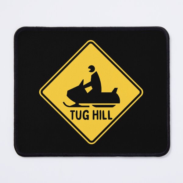 Item preview, Snowmobile Crossing Sign for Tug Hill, NY  designed and sold by YonderAndBeyond.