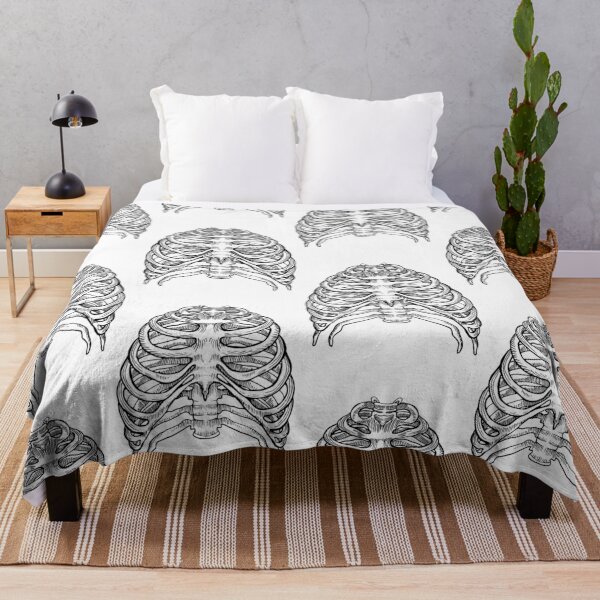Item preview, Human Rib Cage Drawing | Skeleton Halloween Costume Design designed and sold by Lisa Loop Art.