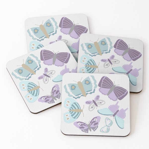 Item preview, Butterfly Party - purple teal designed and sold by Shelley Winters.