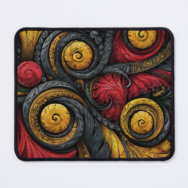 Item preview, New Zealand Māori Paua Pattern Koru Design 555 designed and sold by GrinGalore.