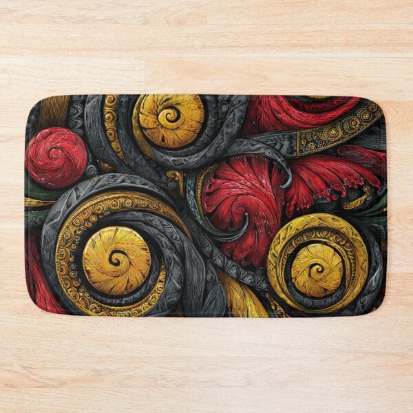 Item preview, New Zealand Māori Paua Pattern Koru Design 555 designed and sold by GrinGalore.