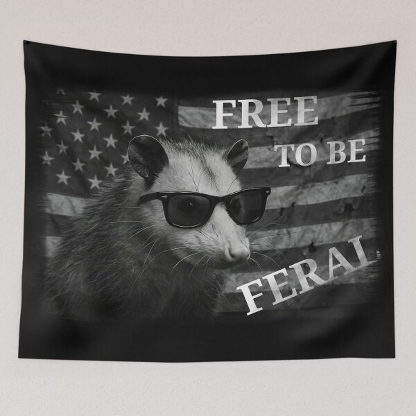 Item preview, FREE TO BE FERAL designed and sold by ickiskull.