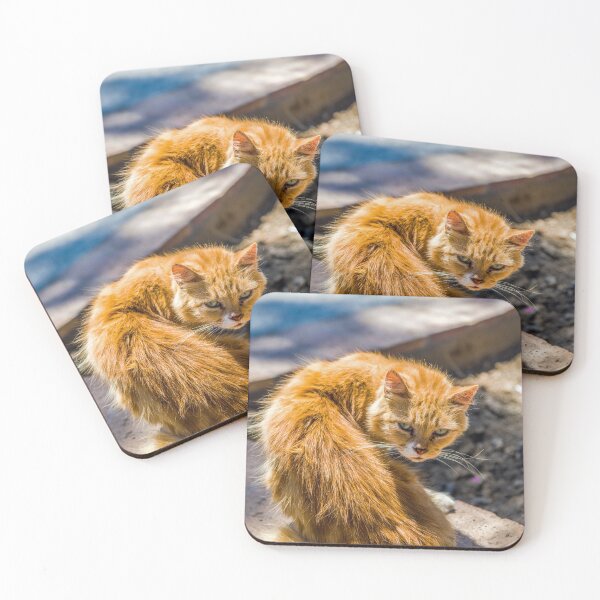 Item preview, Ginger Cat Looking Cross Capri Island designed and sold by Cameranick.
