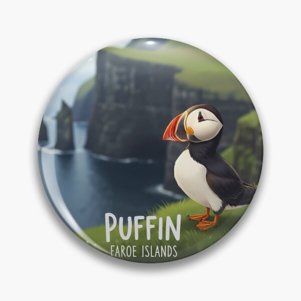Item preview, Funny Faroe Islands Puffin - Cute Nordic Wildlife Souvenir designed and sold by Digital Dreams Arts.