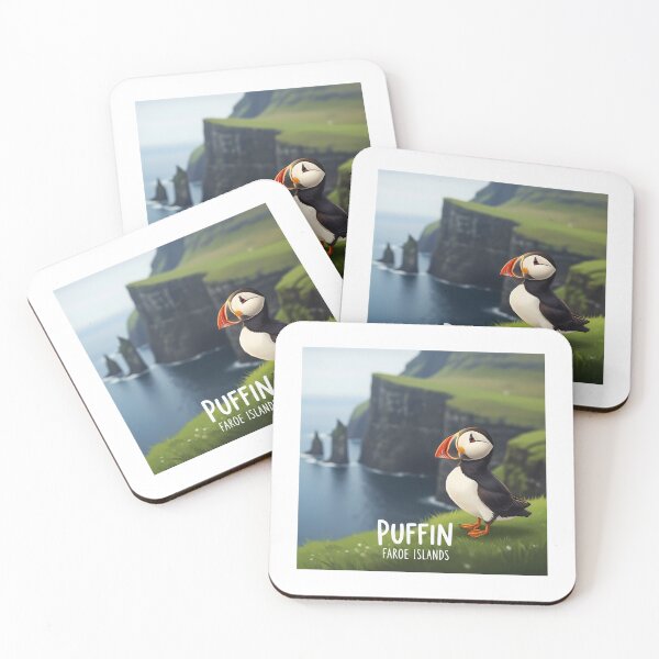 Item preview, Funny Faroe Islands Puffin - Cute Nordic Wildlife Souvenir designed and sold by Digital Dreams Arts.