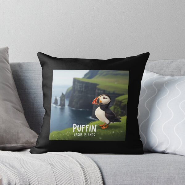 Item preview, Funny Faroe Islands Puffin - Cute Nordic Wildlife Souvenir designed and sold by Digital Dreams Arts.