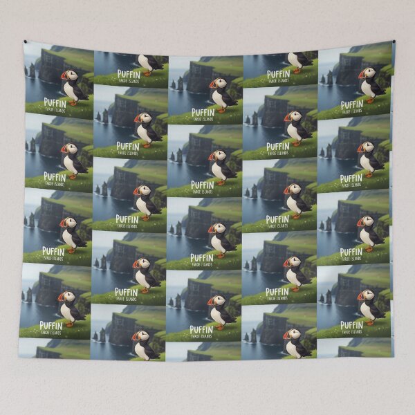 Item preview, Funny Faroe Islands Puffin - Cute Nordic Wildlife Souvenir designed and sold by Digital Dreams Arts.