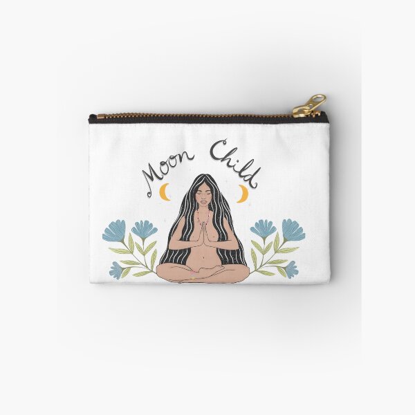 Item preview, Moon Child Yoga Spirituality goddess woman floral celestial designed and sold by zteffink.