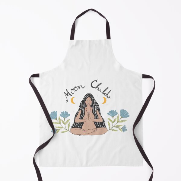 Item preview, Moon Child Yoga Spirituality goddess woman floral celestial designed and sold by zteffink.