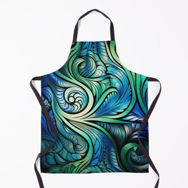 Item preview, New Zealand Māori Paua Pattern Koru Design 559 designed and sold by GrinGalore.