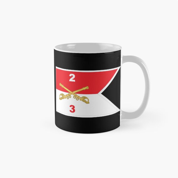 Item preview, Army - 3rd Squadron - 2nd Cavalry Guidon w White Boundries X 300 designed and sold by Military Insignia Products.