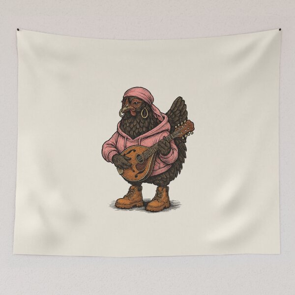 Item preview, Mandolin durag animal music vibe designed and sold by Sarcastic designs.