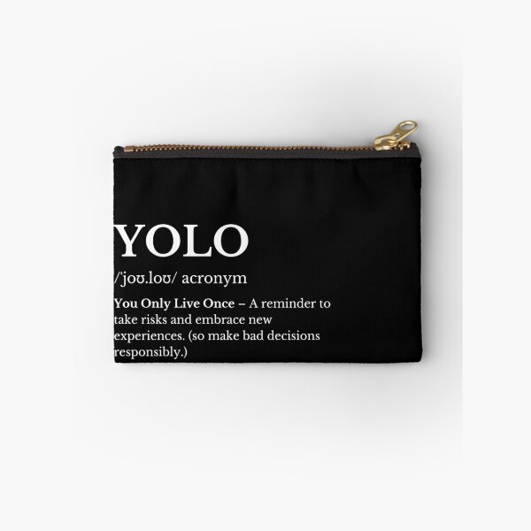 Item preview, YOLO Acronym Typography – You Only Live Once designed and sold by HasHs.