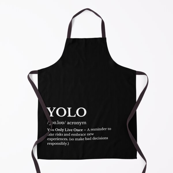 Item preview, YOLO Acronym Typography – You Only Live Once designed and sold by HasHs.