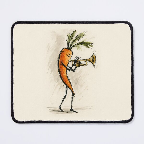Item preview, Funny veggie trumpetist Musician vibe designed and sold by Sarcastic designs.
