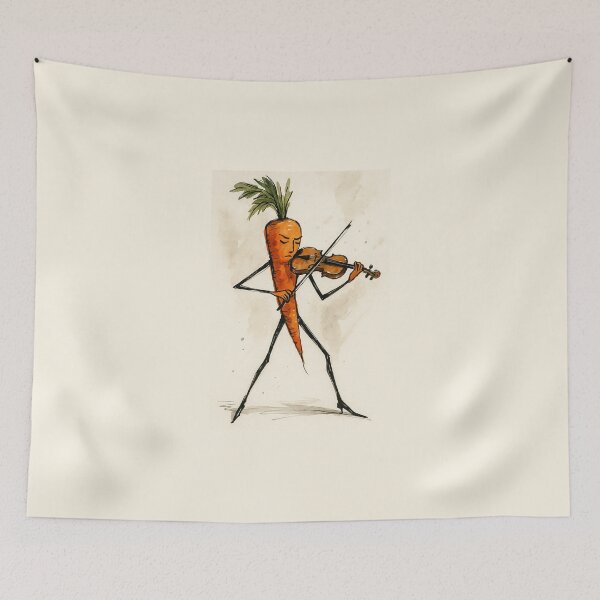 Item preview, Funny vegetable violinist Musician vibe designed and sold by Sarcastic designs.