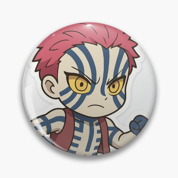 Item preview, Chibi Akaza Battle Pose Sticker designed and sold by Greivins21.