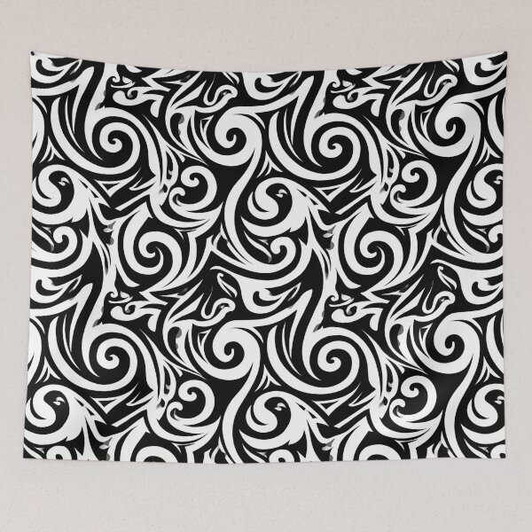 Item preview, New Zealand Māori Paua Pattern Koru Design 561 designed and sold by GrinGalore.